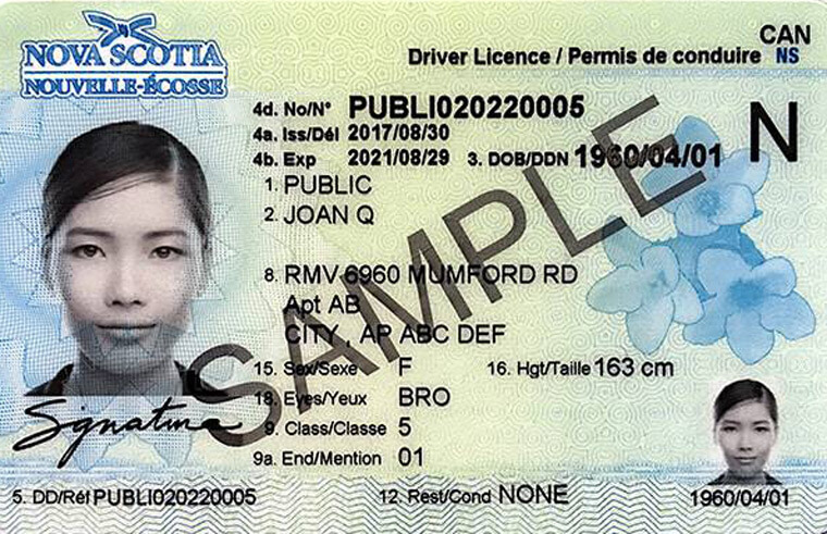 nova scotia driver