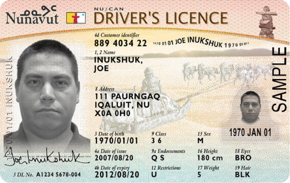 NU driver's licence